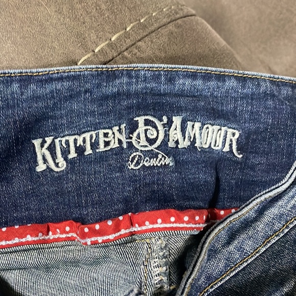 Kitten D’Amour Blue Jeans Size 8 - Picture 5 of 5